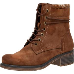 imageCUSHIONAIRE Womens Rena Lace up boot Memory FoamTan