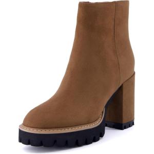 imageCUSHIONAIRE Womens Ringo platform heel boot Memory Foam Wide Widths AvailableBrown