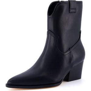 imageCUSHIONAIRE Womens Roxy Western boot Memory Foam Wide Widths AvailableBlack