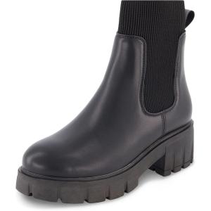 imageCUSHIONAIRE Womens Sparks slip on chelsea boot Memory Foam Wide Widths AvailableBlack