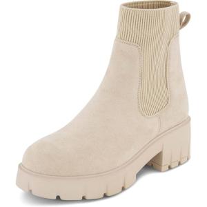 imageCUSHIONAIRE Womens Sparks slip on chelsea boot Memory Foam Wide Widths AvailableCream