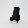 imageCUSHIONAIRE Womens Barbi Kitten Heel Bootie Memory Foam Wide Widths AvailableBlack Microsuede