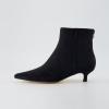 imageCUSHIONAIRE Womens Barbi Kitten Heel Bootie Memory Foam Wide Widths AvailableBlack Microsuede
