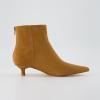 imageCUSHIONAIRE Womens Barbi Kitten Heel Bootie Memory Foam Wide Widths AvailableChestnut Microsuede
