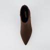 imageCUSHIONAIRE Womens Barbi Kitten Heel Bootie Memory Foam Wide Widths AvailableChocolate Microsuede