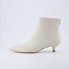 imageCUSHIONAIRE Womens Barbi Kitten Heel Bootie Memory Foam Wide Widths AvailableCream