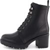 imageCUSHIONAIRE Womens James lace up boot Memory Foam Wide Widths AvailableBlack Nappa