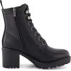 imageCUSHIONAIRE Womens James lace up boot Memory Foam Wide Widths AvailableBlack Nappa