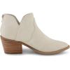 imageCUSHIONAIRE Womens Rodeo Western Ankle Boot Memory Foam Wide Widths AvailableIvory