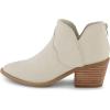 imageCUSHIONAIRE Womens Rodeo Western Ankle Boot Memory Foam Wide Widths AvailableIvory