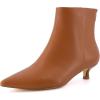 imageCUSHIONAIRE Womens Barbi Kitten Heel Bootie Memory Foam Wide Widths AvailableCognac