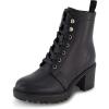 imageCUSHIONAIRE Womens James lace up boot Memory Foam Wide Widths AvailableBlack Nappa