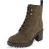 Khaki Faux Suede