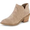 imageCUSHIONAIRE Womens Rodeo Western Ankle Boot Memory Foam Wide Widths AvailableTan