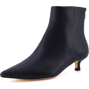 imageCUSHIONAIRE Womens Barbi Kitten Heel Bootie Memory Foam Wide Widths AvailableBlack