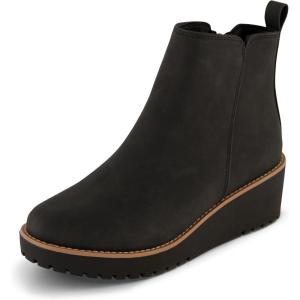 imageCUSHIONAIRE Womens Ilena wedge boot Memory Foam Wide Widths AvailableBlack