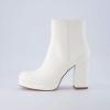 imageCUSHIONAIRE Womens Dish heel boot Memory Foam Wide Widths AvailableIvory