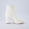 imageCUSHIONAIRE Womens Dish heel boot Memory Foam Wide Widths AvailableIvory