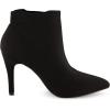 imageCUSHIONAIRE Womens Genie Stretch Knit Heel Bootie Memory Foam padding Wide Widths AvailableBlack