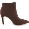 imageCUSHIONAIRE Womens Genie Stretch Knit Heel Bootie Memory Foam padding Wide Widths AvailableBrown