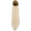 imageCUSHIONAIRE Womens Genie Stretch Knit Heel Bootie Memory Foam padding Wide Widths AvailableIvory