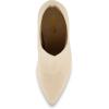 imageCUSHIONAIRE Womens Genie Stretch Knit Heel Bootie Memory Foam padding Wide Widths AvailableIvory