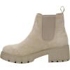 imageCUSHIONAIRE Womens Sasha slip on chelsea boot Memory FoamTaupe Suede