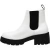 imageCUSHIONAIRE Womens Sasha slip on chelsea boot Memory FoamWhiteBlack