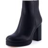 imageCUSHIONAIRE Womens Dish heel boot Memory Foam Wide Widths AvailableBlack