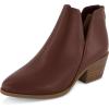 imageCUSHIONAIRE Womens Elodie Ankle Boot Memory Foam Wide Widths AvailableChestnut