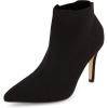 imageCUSHIONAIRE Womens Genie Stretch Knit Heel Bootie Memory Foam padding Wide Widths AvailableBlack