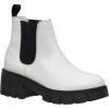 imageCUSHIONAIRE Womens Sasha slip on chelsea boot Memory FoamWhiteBlack