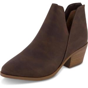 imageCUSHIONAIRE Womens Elodie Ankle Boot Memory Foam Wide Widths AvailableBrown