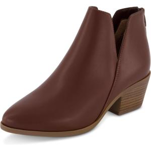 imageCUSHIONAIRE Womens Elodie Ankle Boot Memory Foam Wide Widths AvailableChestnut