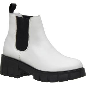 imageCUSHIONAIRE Womens Sasha slip on chelsea boot Memory FoamWhiteBlack