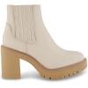 imageCUSHIONAIRE Womens Beckett chelsea boot Memory Foam Wide Widths AvailableCream