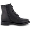 imageCUSHIONAIRE Womens Bespoke lace up Boot Memory Foam Wide Widths AvailableBlack