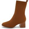imageCUSHIONAIRE Womens Bishop Stretch boot Memory Foam Wide Widths AvailableToffee