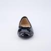 imageCUSHIONAIRE Womens Cardi Cap Toe Bow Flat with Memory Foam and Wide Widths AvailableBlackBlack Patent