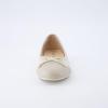 imageCUSHIONAIRE Womens Cardi Cap Toe Bow Flat with Memory Foam and Wide Widths AvailableBoneTaupe