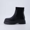 imageCUSHIONAIRE Womens Dee Chelsea Stretch boot Memory Foam Wide Widths AvailableBlack