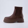 imageCUSHIONAIRE Womens Dee Chelsea Stretch boot Memory Foam Wide Widths AvailableBrown