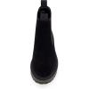 imageCUSHIONAIRE Womens Derby Genuine Suede Chelsea boot Memory Foam Wide Widths AvailableBlack Suede