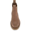 imageCUSHIONAIRE Womens Derby Genuine Suede Chelsea boot Memory Foam Wide Widths AvailableCamel Suede