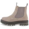 imageCUSHIONAIRE Womens Derby Genuine Suede Chelsea boot Memory Foam Wide Widths AvailableGrey Suede
