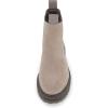 imageCUSHIONAIRE Womens Derby Genuine Suede Chelsea boot Memory Foam Wide Widths AvailableGrey Suede