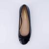 imageCUSHIONAIRE Womens Frenchie Dress Ballerina Flat Memory Foam Wide Widths AvailableBlack Patent