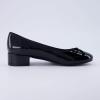 imageCUSHIONAIRE Womens Frenchie Dress Ballerina Flat Memory Foam Wide Widths AvailableBlack Patent