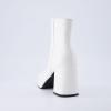 imageCUSHIONAIRE Womens Gallerie platform block heel dress boot Memory Foam Wide Widths AvailableWhite