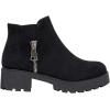 imageCUSHIONAIRE Womens Portia slip on boot Memory FoamBlack Suede